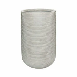 Cody Plant Vase - Ridged Cement