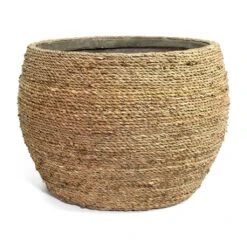 Abby Plant Pot - Straw Grass -Indoor Plants Abby Plant Pot Straw Grass 40cm