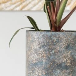 Aily Plant Pot - Earth Cement -Indoor Plants Aily Anthracite 2