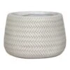 Angle Darcy Plant Pot - White