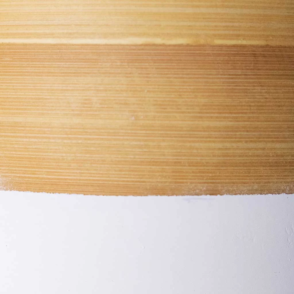 Bamboo Plant Pot - White 3 Bamboo Plant Pot - White - Image 3