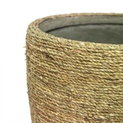 Ben Plant Pot - Straw Grass 13 Ben Plant Pot - Straw Grass -Indoor Plants Ben Plant Pot Straw Grass Close Up