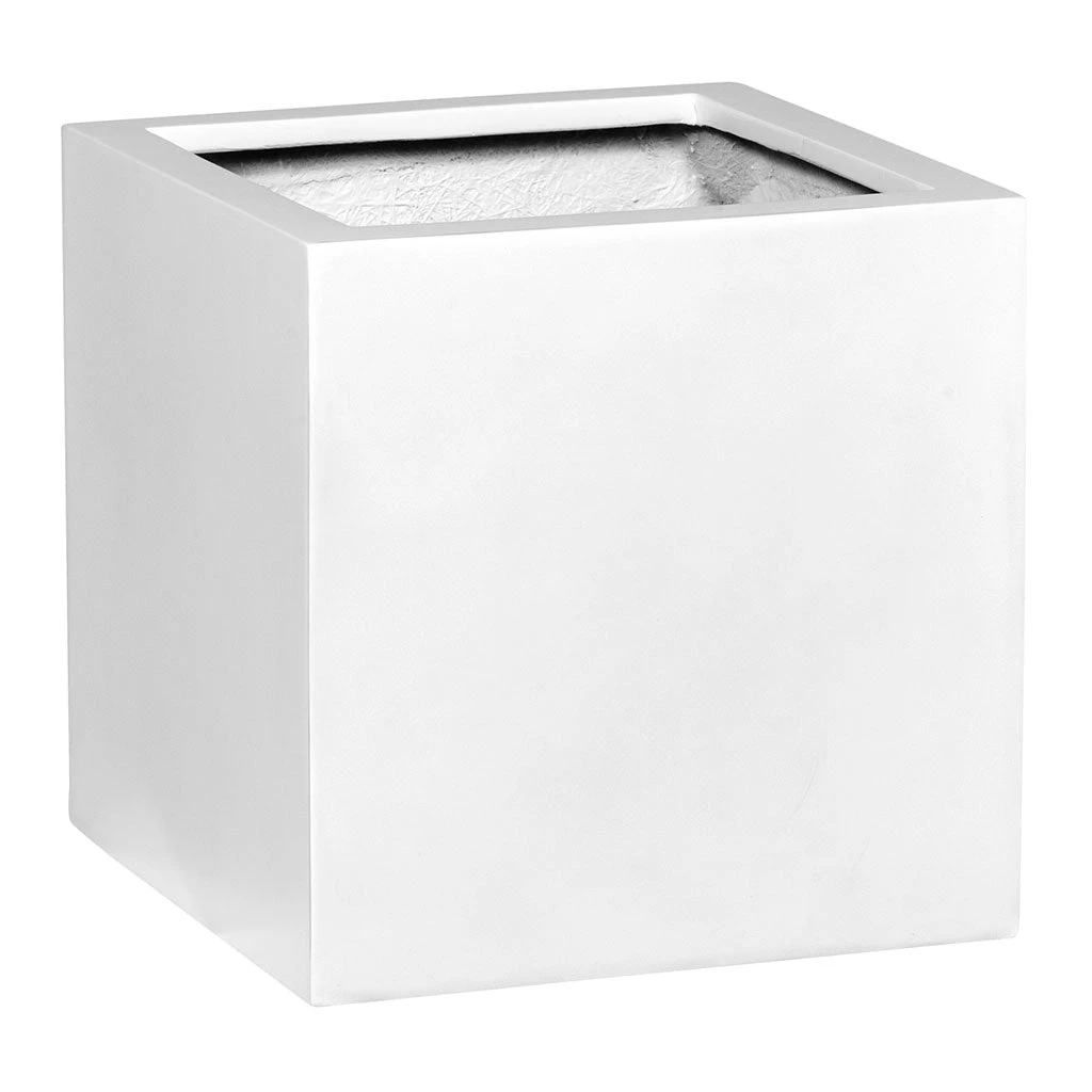 Block Essentials Planter - Matt White 1 Block Essentials Planter - Matt White