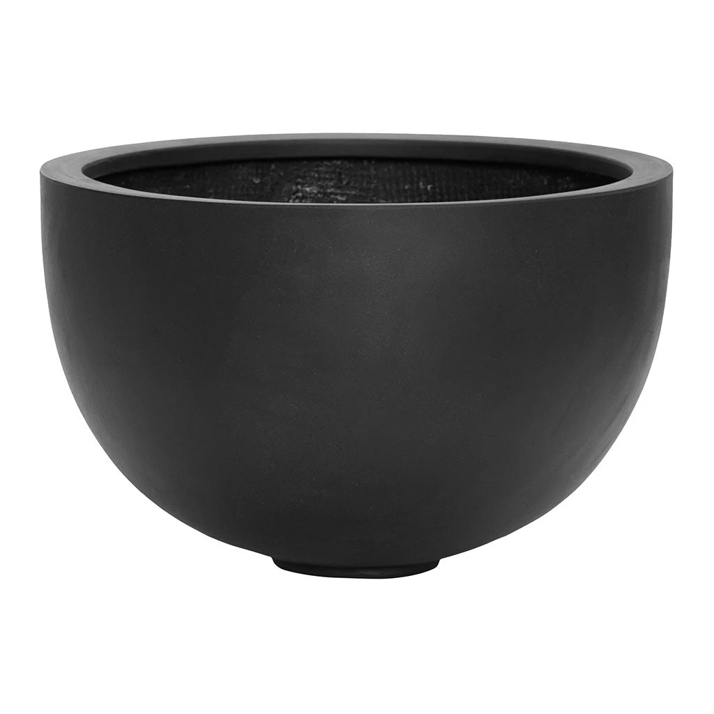 Bowl Natural Planter - Black 2 Bowl Natural Planter - Black - Image 2