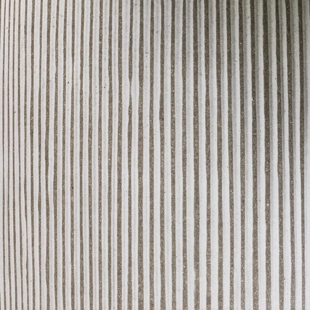 Harley Plant Pot - Ridged White Stripe 5 Harley Plant Pot - Ridged White Stripe - Image 5