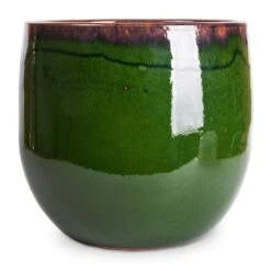 Charlotte Plant Pot - Green 32 Charlotte Plant Pot - Green -Indoor Plants Charlotte Plant Pot Green 29x25cm