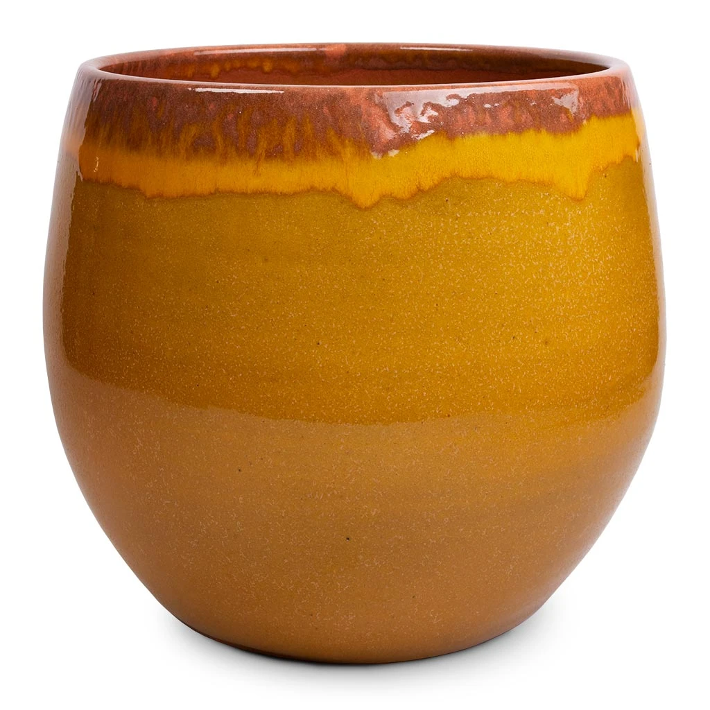 Charlotte Plant Pot - Spiced Ochre 5 Charlotte Plant Pot - Spiced Ochre - Image 5