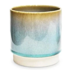 Copenhagen Plant Pot - Aqua -Indoor Plants Copenhagen Plant Pot Aqua 18.5 x 19.5cm