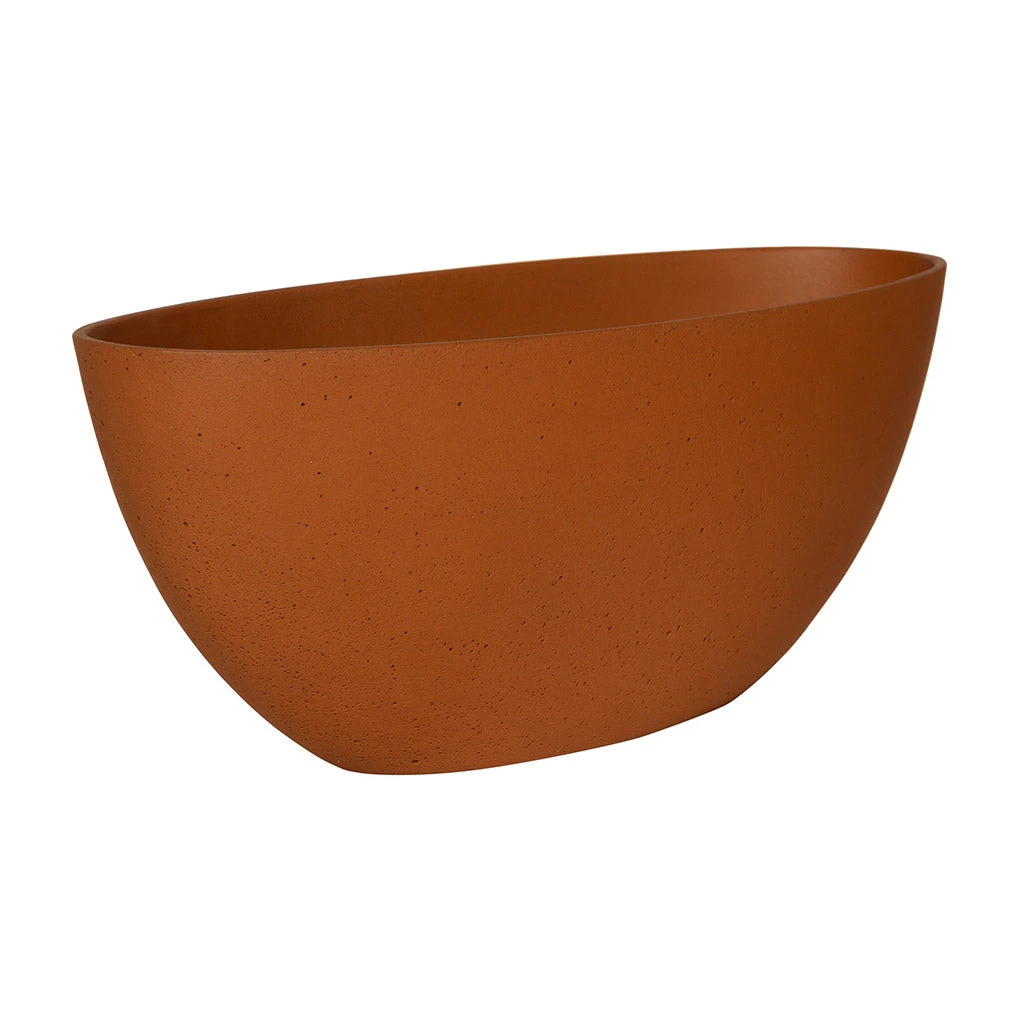 Dorant Refined Oval Plant Bowl - Canyon Orange 1 Dorant Refined Oval Plant Bowl - Canyon Orange