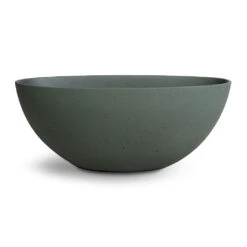 Dorant Refined Oval Plant Bowl - Pine Green -Indoor Plants Dorant Refined Oval Plant Bowl Pine Green 32x13.5x12.5cm