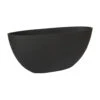 Dorant Refined Oval Plant Bowl - Volcano Black