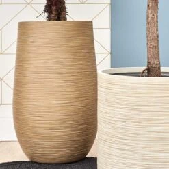 Dune Partner Planter - Almond -Indoor Plants Dune Partner Planter Almond Lifestyle