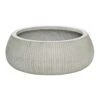 Eileen Plant Bowl - Ridged Cement