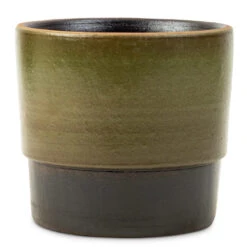 Erik Plant Pot - Dark Olive -Indoor Plants Erik Plant Pot Olive 14x12cm
