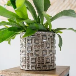 Fiene Plant Pot - Grey -Indoor Plants Fiene Grey 2