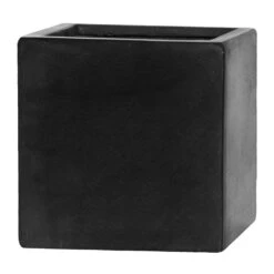 Fleur Natural Planter - Black -Indoor Plants Fleur Natural Planter Black 20x20x20cm