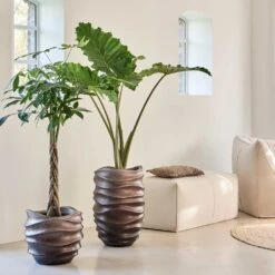 Gradient Lee Couple Planter - Matt Coffee -Indoor Plants Gradient Lee Partner Planter Matt Coffee 1 e2df6c31 81ec 4211 b629 96e71b3ddcbf