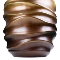 Gradient Lee Partner Planter - Matt Honey -Indoor Plants Gradient Lee Partner Planter Matt Honey SWATCH 2