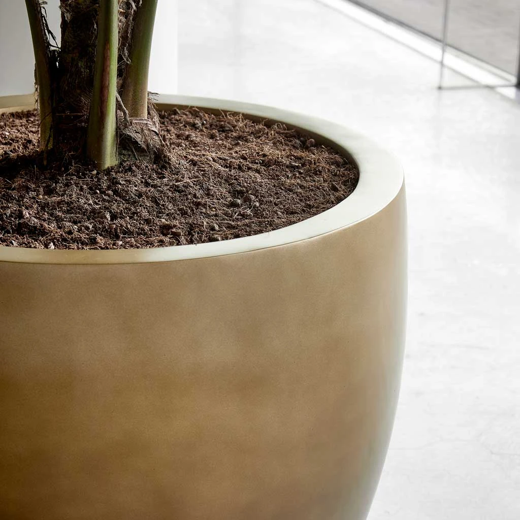 Gradient Couple Planter - Matt Honey 2 Gradient Couple Planter - Matt Honey - Image 2