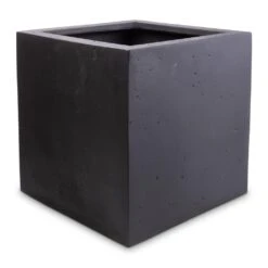 Grigio Cube Planter - Anthracite Concrete -Indoor Plants Grigio Cube Planter Anthracite Concrete 40x40x40cm