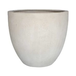 Grigio Egg Pot Planter - Antique White Concrete 12 Grigio Egg Pot Planter - Antique White Concrete -Indoor Plants Grigio Egg Pot Planter Antique White Concrete Style