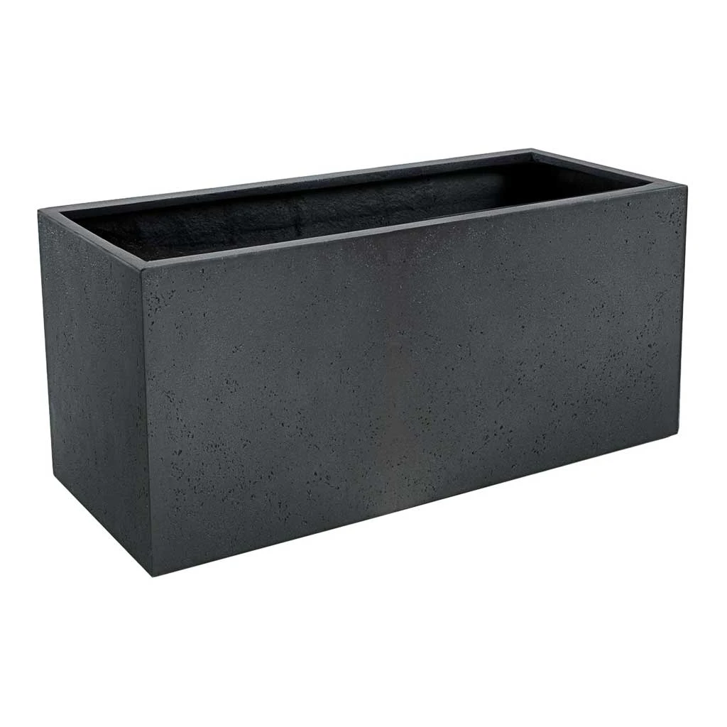 Grigio Trough Planter - Anthracite Concrete 1 Grigio Trough Planter - Anthracite Concrete