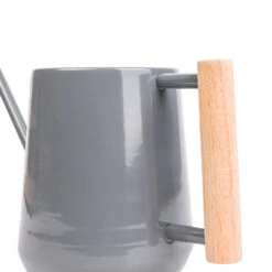 Indoor Watering Can 0.7L - Charcoal With Beech Handle -Indoor Plants Indoor Watering Can 0.7L Charcoal with Beech Handle 2