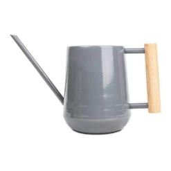Indoor Watering Can 0.7L - Charcoal With Beech Handle -Indoor Plants Indoor Watering Can 0.7L Charcoal with Beech Handle