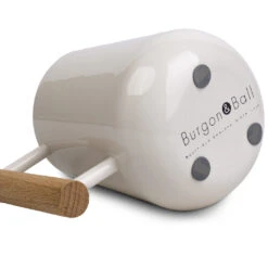 Indoor Watering Can 0.7L - Stone With Beech Handle -Indoor Plants Indoor Watering Can 0.7L Stone with Beech Handle 3