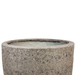 Jesslyn Cement & Stone Plant Pot - Granite Grey -Indoor Plants Jesslyn Cement Stone Plant Pot Granite Grey 33x29cm 2