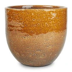 Jolin Plant Pot - Ochre 15 Jolin Plant Pot - Ochre -Indoor Plants Jolin Plant Pot Desert 14x13cm
