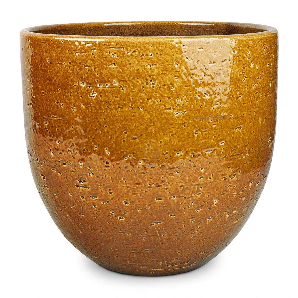 Jolin Plant Pot - Ochre 1 Jolin Plant Pot - Ochre