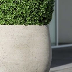 Jumbo Orb Planter - Stone Washed 15 Jumbo Orb Planter - Stone Washed -Indoor Plants Jumbo Orb Planter Stone Washed Close Up