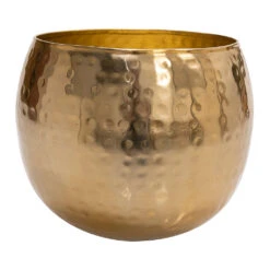 Kody Metal Plant Pots - Set Of 3 - Large - Gold -Indoor Plants Kody Metal Plant Pots Set of 3 Large Gold Single