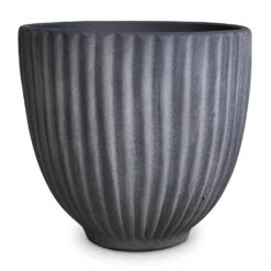 Lagos Plant Pot - Anthracite -Indoor Plants Lagos Plant Pot Anthracite 23x23.5cm