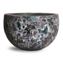 Lava Bowl Relic Planter - Jade -Indoor Plants Lava Bowl Relic Planter Jade 40x24cm