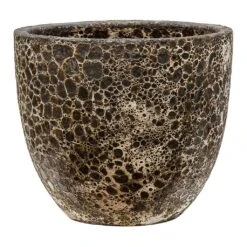 Lava Couple Relic Planter - Black -Indoor Plants Lava Couple Relic Planter Black Small