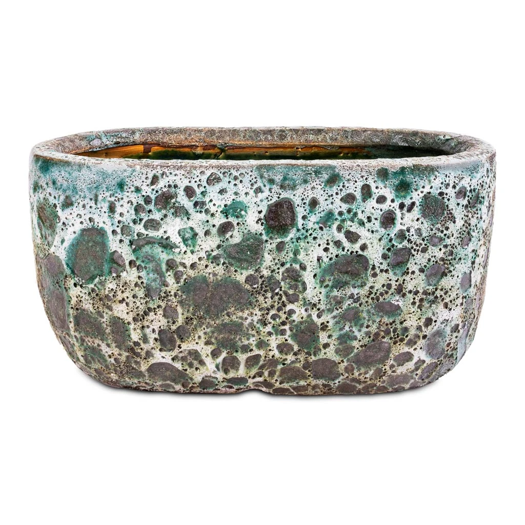 Lava Oval Relic Plant Bowl - Jade 3 Lava Oval Relic Plant Bowl - Jade - Image 3