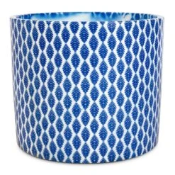 Lazzaro Plant Pot - Navy Garland -Indoor Plants Lazzaro Plant Pot Navy Garland 15x13cm