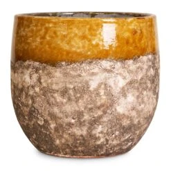 Lindy Plant Pot - Ochre -Indoor Plants Lindy Ochre 30x25cm