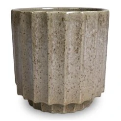 Lugano Scalloped Plant Pot - Green 11 Lugano Scalloped Plant Pot - Green -Indoor Plants Lugano Scalloped Plant Pot Green 16x16cmcopy