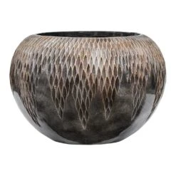 Luxe Lite Comet Globe Planter - Bronze -Indoor Plants Luxe Lite Comet Globe Planter Bronze Medium