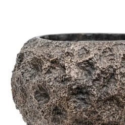 Luxe Lite Moon Globe Planter - Bronze 14 Luxe Lite Moon Globe Planter - Bronze -Indoor Plants Luxe Lite Moon Globe Planter Bronze Close Up