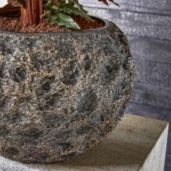 Luxe Lite Moon Globe Planter - Bronze 13 Luxe Lite Moon Globe Planter - Bronze -Indoor Plants Luxe Lite Universe Moon Globe Bronze 3