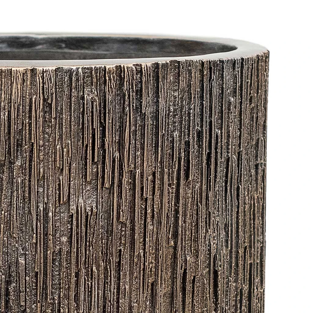 Luxe Lite Waterfall Cylinder Planter - Bronze 6 Luxe Lite Waterfall Cylinder Planter - Bronze - Image 6