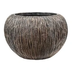 Luxe Lite Waterfall Globe Planter - Bronze -Indoor Plants Luxe Lite Waterfall Globe Planter Bronze Large