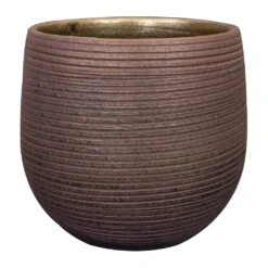 Lydia Plant Pot - Shiny Purple -Indoor Plants Lydia Plant Pot Shiny Purple 26x26cm