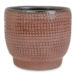 Lykke Plant Pot - Chestnut Blush 14 Lykke Plant Pot - Chestnut Blush -Indoor Plants Lykke Plant Pot Chestnut 15x13cm