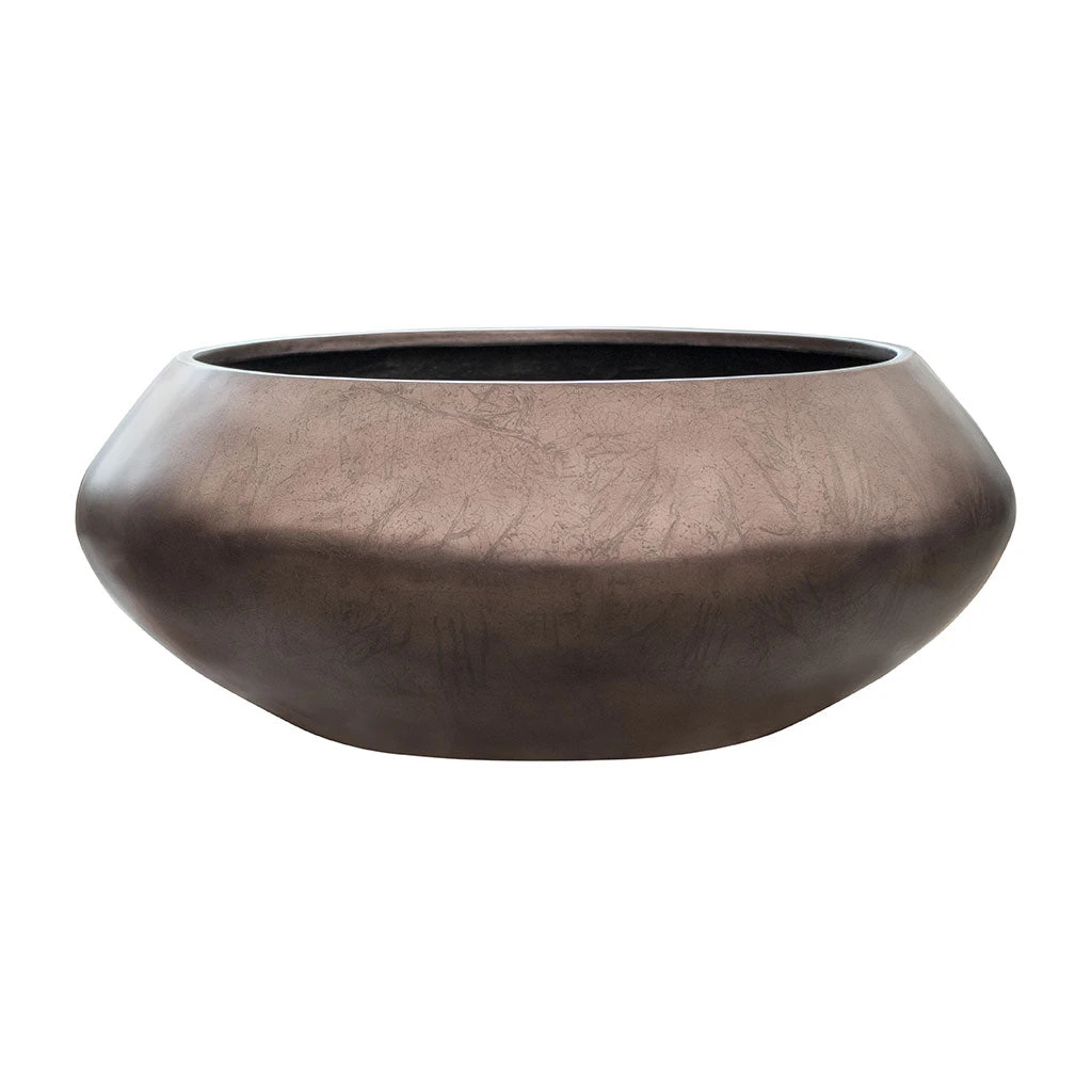 Metallic UFO Plant Bowl - Matt Coffee 1 Metallic UFO Plant Bowl - Matt Coffee