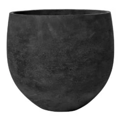 Mini Orb Kevan Plant Pot - Black Washed -Indoor Plants Mini Orb Kevan Plant Pot Black Washed Large